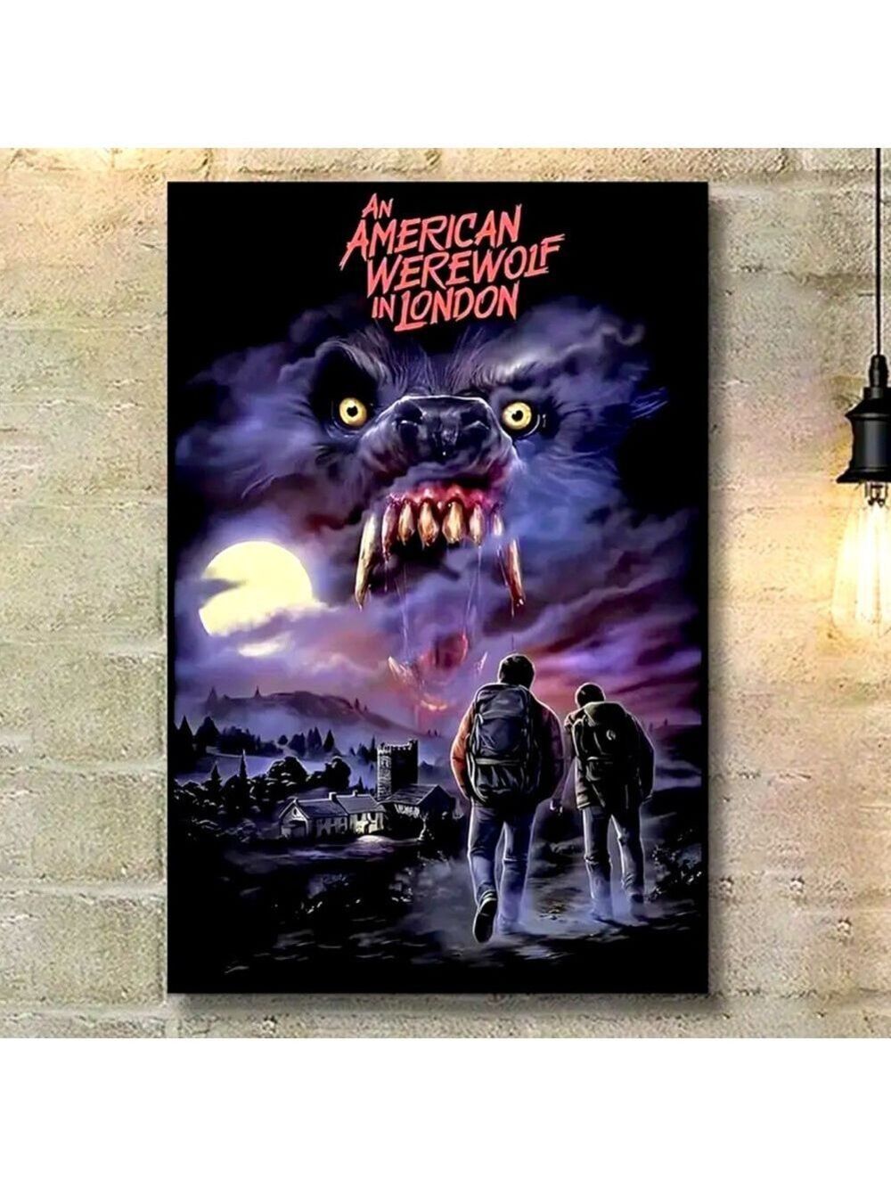 "An American Werewolf in London" Canvas Print Horror Classic Wall Art